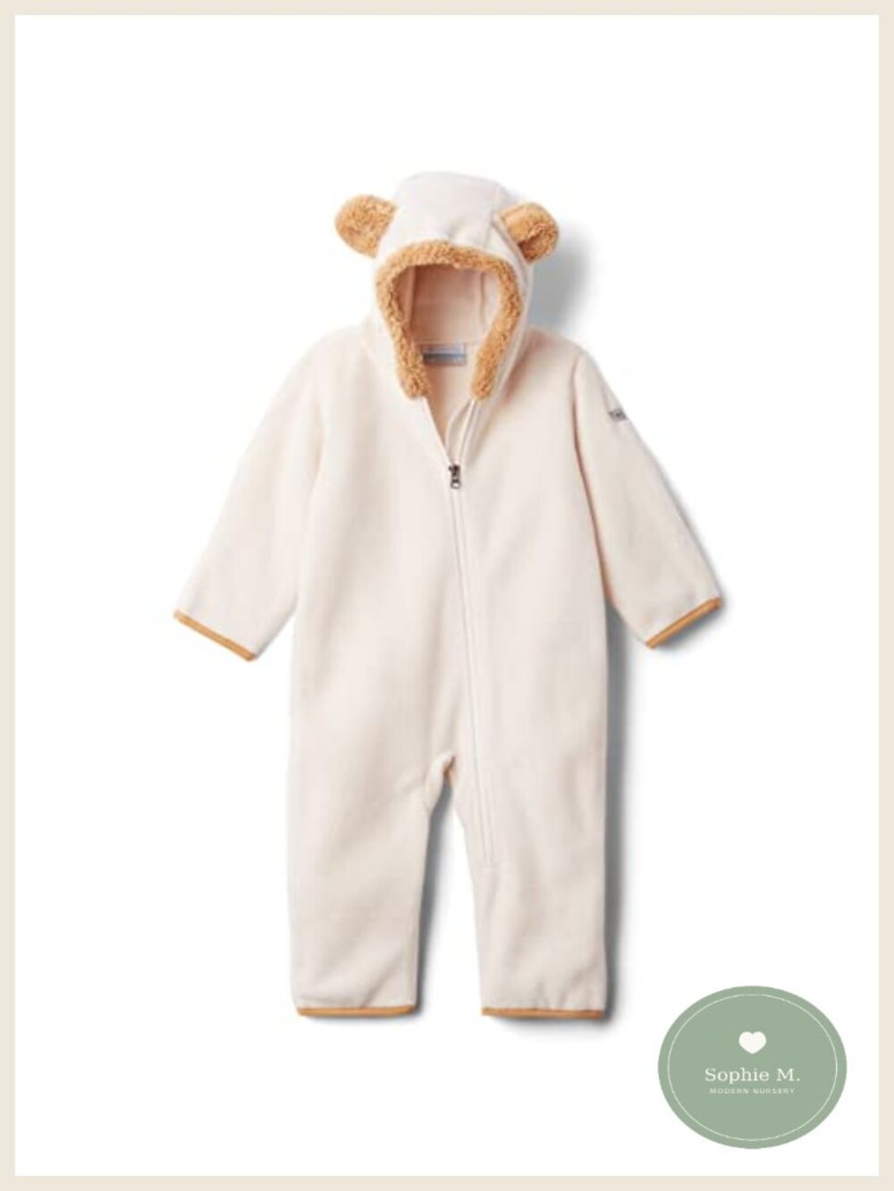 Tiny Bear II Bunting Warm Soft Fleece Infant Snowsuit